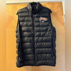 Eddie Bauer Black Puffer Vest Men’s Small